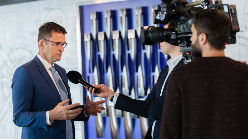 Predseda predstavenstva a generálny riaditeľ Slovenských elektrární Branislav Strýček