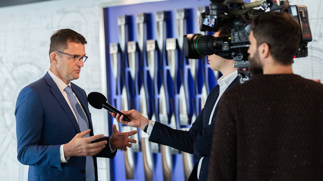 Predseda predstavenstva a generálny riaditeľ Slovenských elektrární Branislav Strýček