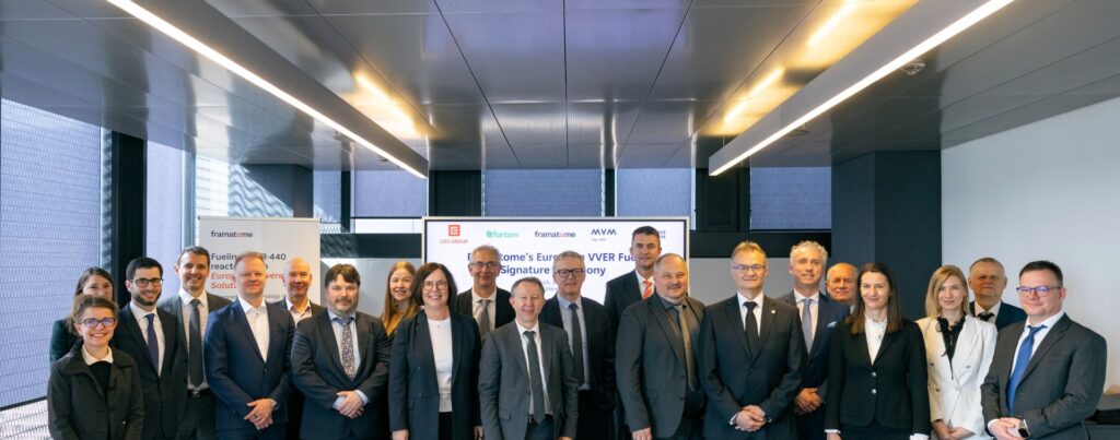 Predstavitelia spoločností Framatome, ČEZ, Fortum, MVM Paks NPP a Slovenských elektrární.